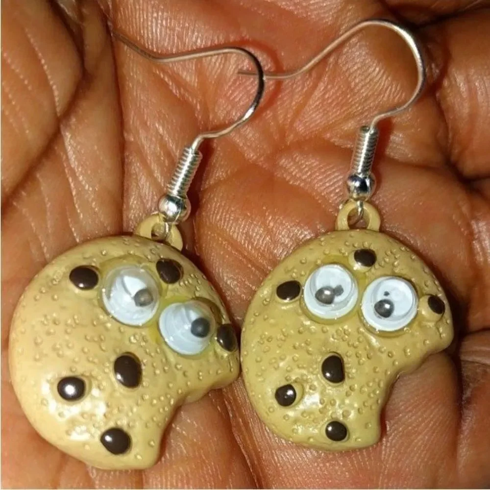 Handmade Super cute cookie earrings